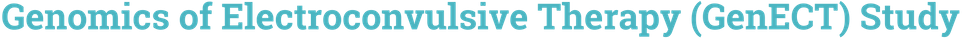 Genomics of Electroconvulsive Therapy Study GenECT